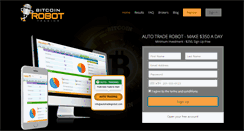 Desktop Screenshot of bitcoinrobottrading.com